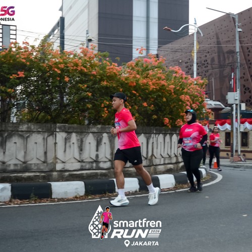 Race photo from SMARTFREN RUN 2026