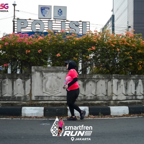 Race photo from SMARTFREN RUN 2026