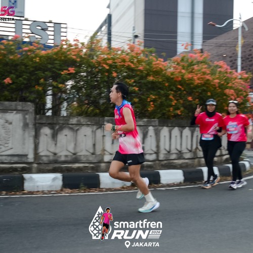 Race photo from SMARTFREN RUN 2026