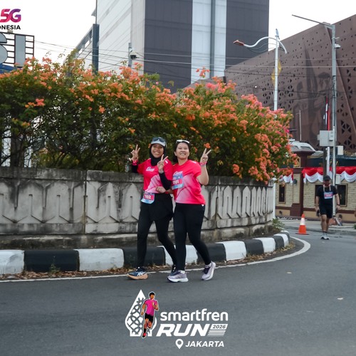 Race photo from SMARTFREN RUN 2026