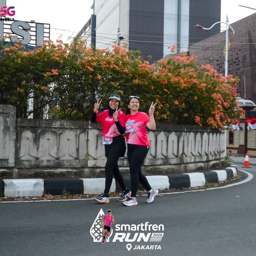 Race photo from SMARTFREN RUN 2026