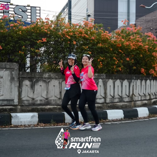 Race photo from SMARTFREN RUN 2026