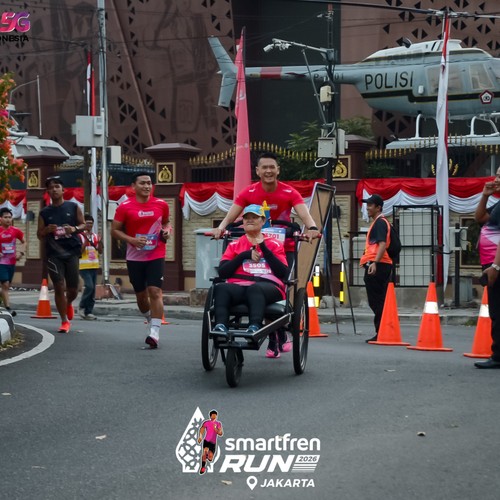 Race photo from SMARTFREN RUN 2026