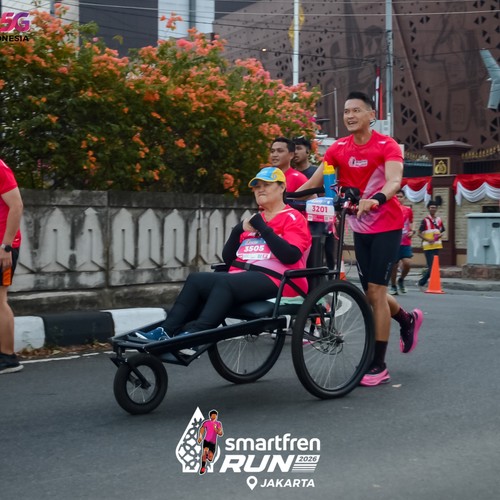 Race photo from SMARTFREN RUN 2026