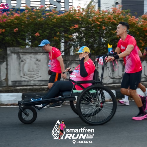 Race photo from SMARTFREN RUN 2026