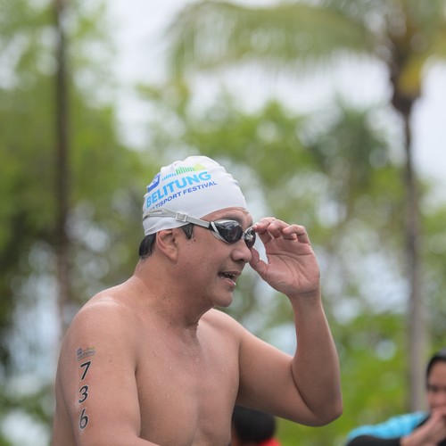 Race photo from Belitung Multisport Festival