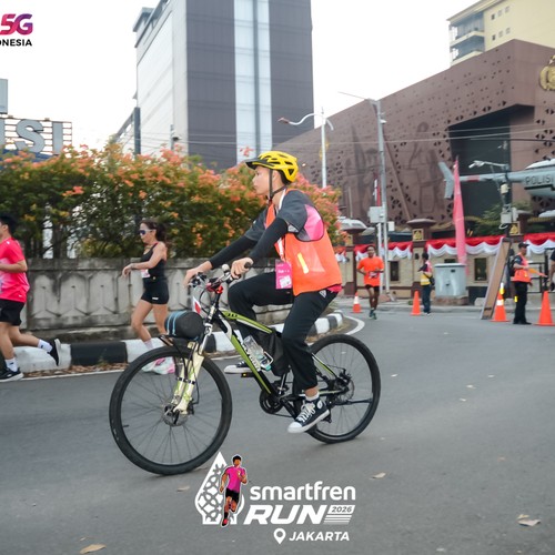 Race photo from SMARTFREN RUN 2026