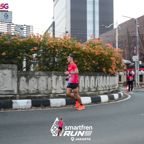 Race photo from SMARTFREN RUN 2026