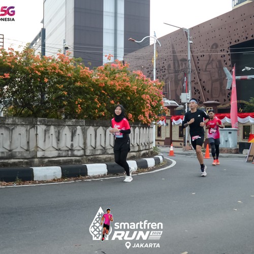 Race photo from SMARTFREN RUN 2026