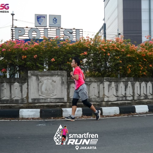 Race photo from SMARTFREN RUN 2026