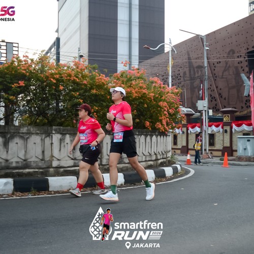 Race photo from SMARTFREN RUN 2026