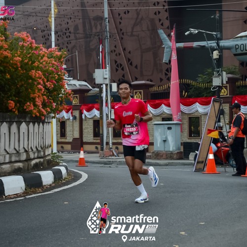 Race photo from SMARTFREN RUN 2026