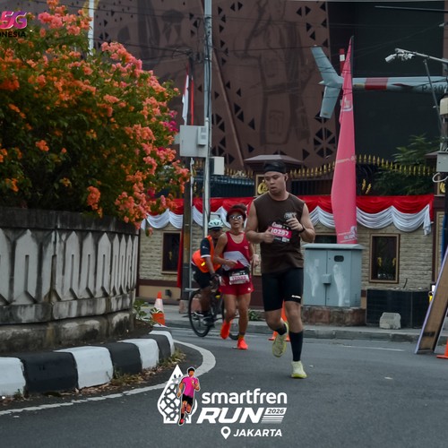 Race photo from SMARTFREN RUN 2026
