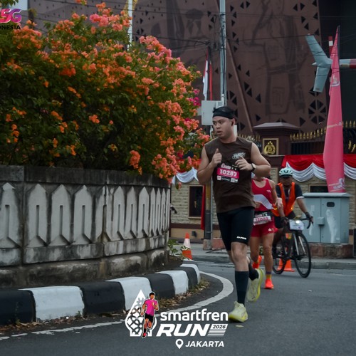 Race photo from SMARTFREN RUN 2026