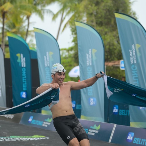 Race photo from Belitung Multisport Festival