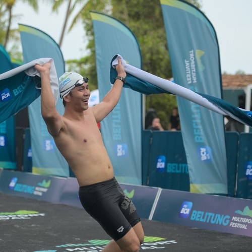 Race photo from Belitung Multisport Festival