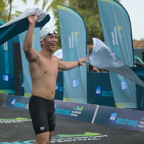 Race photo from Belitung Multisport Festival