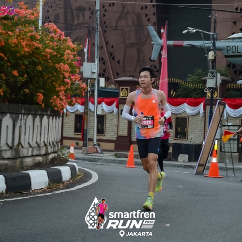 Race photo from SMARTFREN RUN 2026