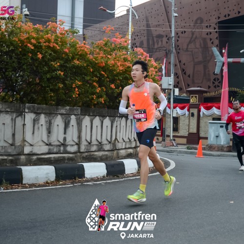 Race photo from SMARTFREN RUN 2026