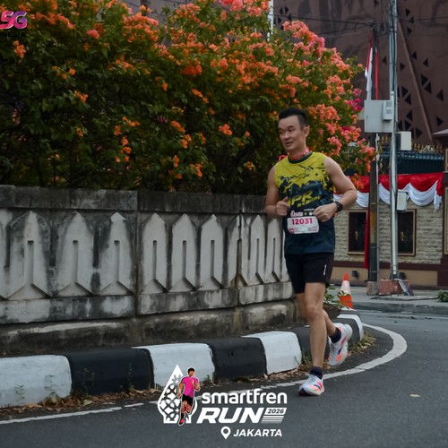Race photo from SMARTFREN RUN 2026