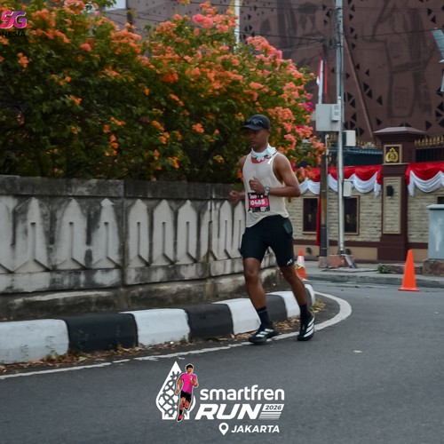 Race photo from SMARTFREN RUN 2026