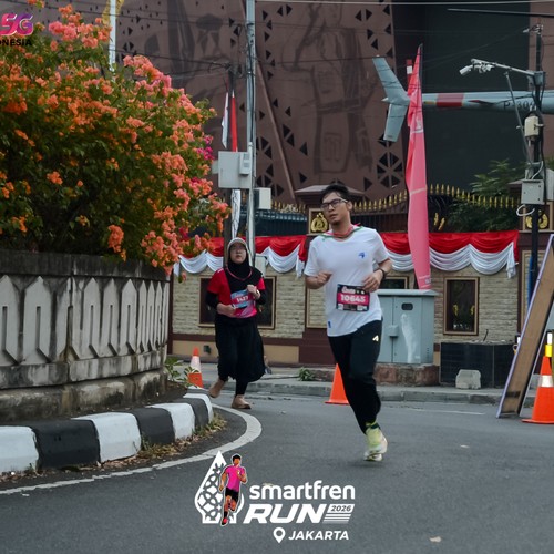 Race photo from SMARTFREN RUN 2026