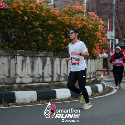 Race photo from SMARTFREN RUN 2026