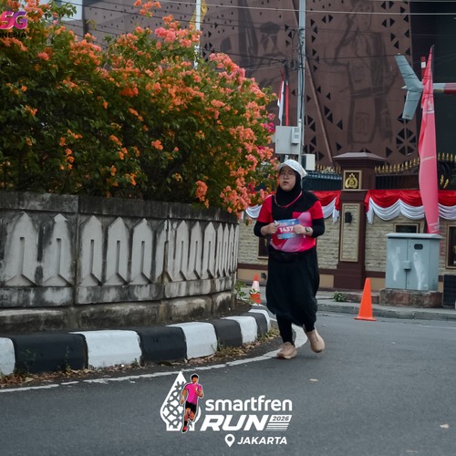 Race photo from SMARTFREN RUN 2026