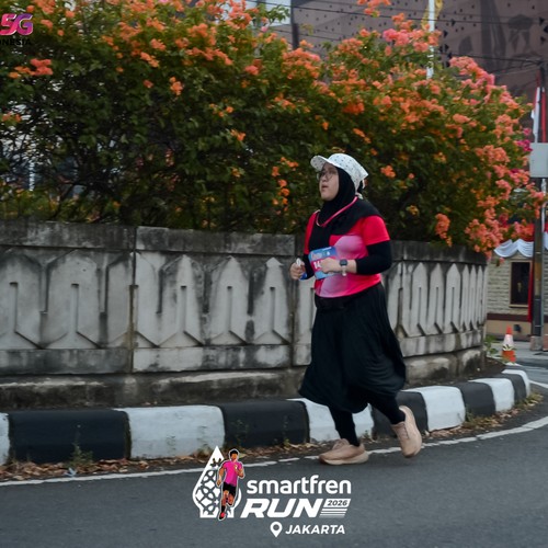 Race photo from SMARTFREN RUN 2026