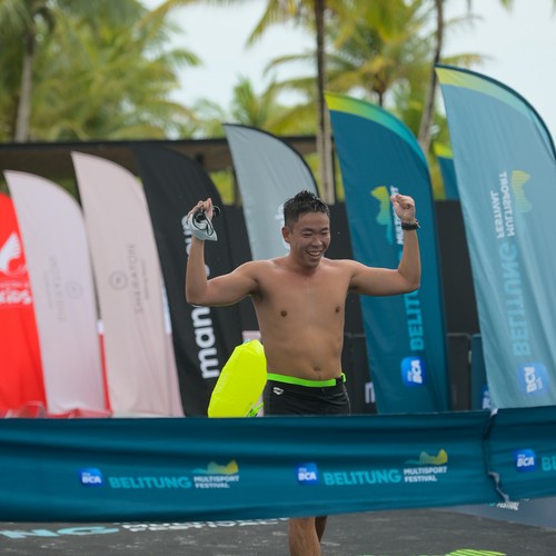 Race photo from Belitung Multisport Festival