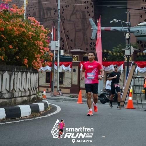 Race photo from SMARTFREN RUN 2026