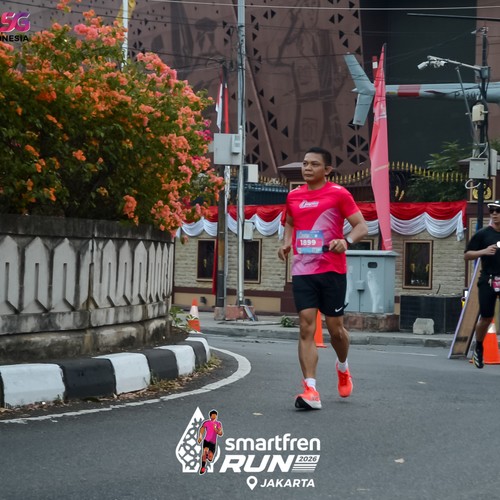 Race photo from SMARTFREN RUN 2026