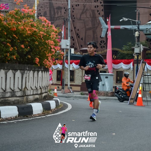 Race photo from SMARTFREN RUN 2026
