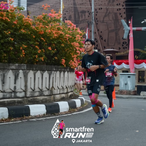 Race photo from SMARTFREN RUN 2026