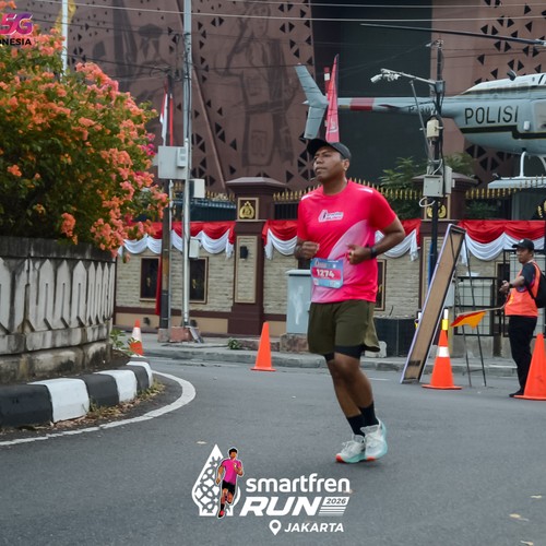 Race photo from SMARTFREN RUN 2026