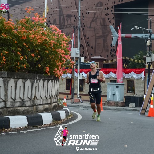 Race photo from SMARTFREN RUN 2026