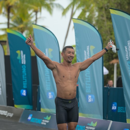 Race photo from Belitung Multisport Festival