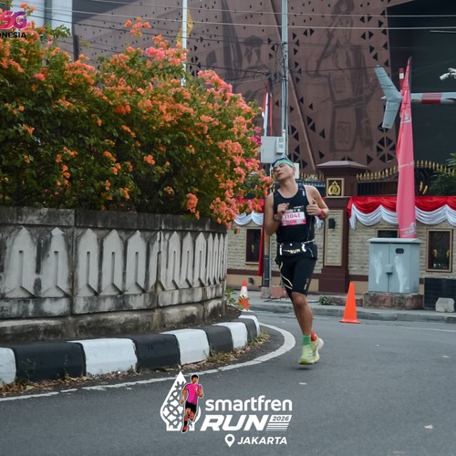Race photo from SMARTFREN RUN 2026