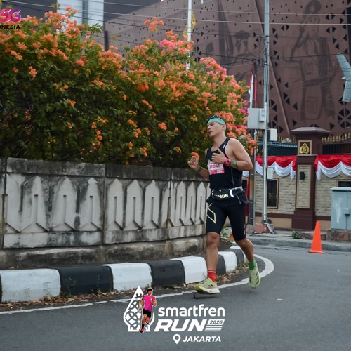 Race photo from SMARTFREN RUN 2026