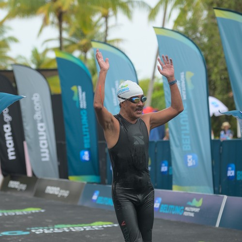 Race photo from Belitung Multisport Festival