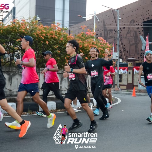 Race photo from SMARTFREN RUN 2026