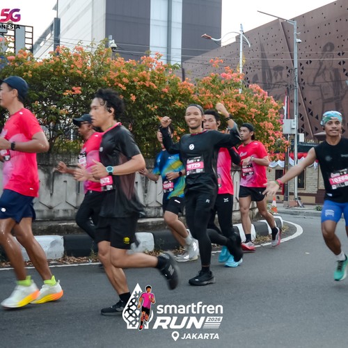 Race photo from SMARTFREN RUN 2026