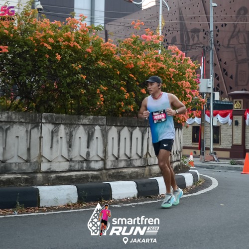 Race photo from SMARTFREN RUN 2026