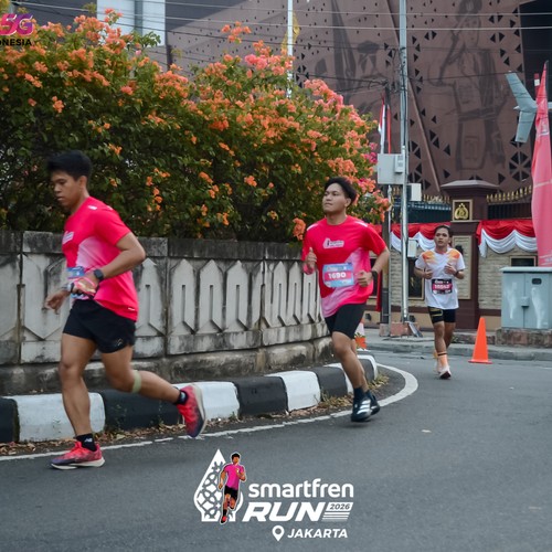 Race photo from SMARTFREN RUN 2026