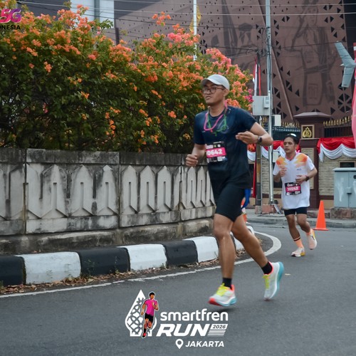 Race photo from SMARTFREN RUN 2026