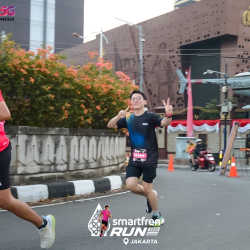 Race photo from SMARTFREN RUN 2026