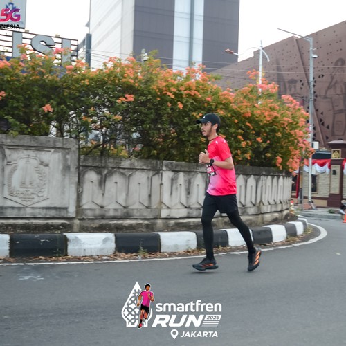 Race photo from SMARTFREN RUN 2026