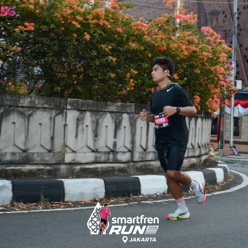 Race photo from SMARTFREN RUN 2026