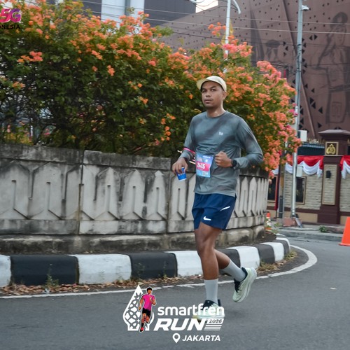 Race photo from SMARTFREN RUN 2026
