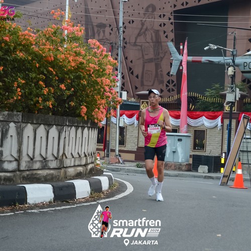 Race photo from SMARTFREN RUN 2026